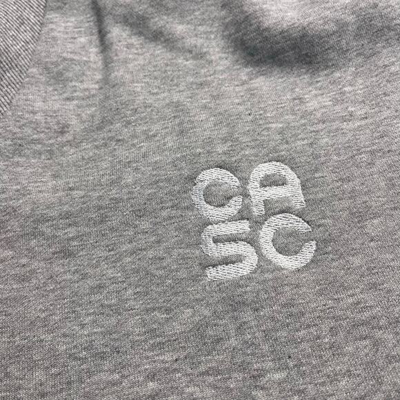 NWT Adidas Heathered Gray 1/4 Zip Performance Pullover Sweatshirt Men’s Large - Picture 6 of 9